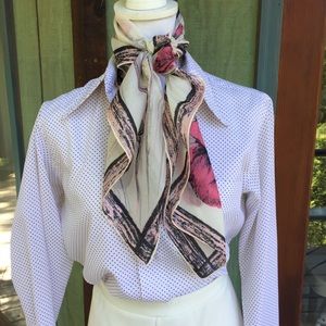 70s Polyester Blouse